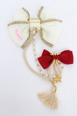画像2: Angelic Pretty / カーニバルサテンブローチ  オフ×赤 Y-26-06-27-010-AP-ZA-SZ-ZY (2)