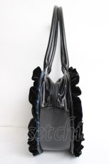 画像2: axes femme kawaii / タータンチェックハートバッグ  青 Y-26-06-27-066-AX-BG-SZ-ZY (2)