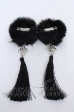 画像2: axes femme POETIQUE / チャイナヘアークリップセット  黒 Y-26-06-27-001-AX-AC-SZ-ZT644-F002 (2)
