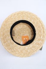 画像5: Fi.n.t / ロゴ刺繍リボンカンカン帽  ベージュ Y-26-06-27-073-CA-AC-SZ-ZY (5)