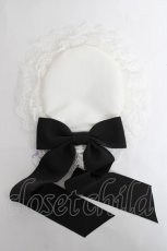 画像1: Angelic Pretty / Rose Tea Garden Cafeキャップ  黒 Y-26-06-27-079-AP-AC-SZ-ZY (1)