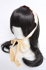 画像1: romantic marionette / 薔薇レースヘッドドレス  ワイン Y-26-06-27-080-LO-AC-SZ-ZT0630Y (1)