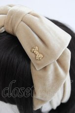 画像4: Angelic Pretty / Lady Ribbonヘアバンド  ベージュ Y-26-06-27-081-AP-AC-SZ-ZY (4)