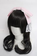 画像1: Chalmiere / リボンカチューシャ  ピンク Y-26-06-27-086-AX-AC-SZ-ZY (1)