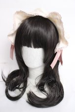 画像1: axes femme kawaii / ドットチュールフリルカチューシャ  ピンク Y-26-06-27-089-AX-AC-SZ-ZT649-F001 (1)