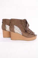 画像4: axes femme / レースアップブーサン L 茶 Y-26-06-27-100-AX-SH-SZ-ZTK028 (4)