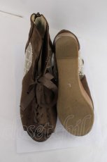 画像5: axes femme / レースアップブーサン L 茶 Y-26-06-27-100-AX-SH-SZ-ZTK028 (5)