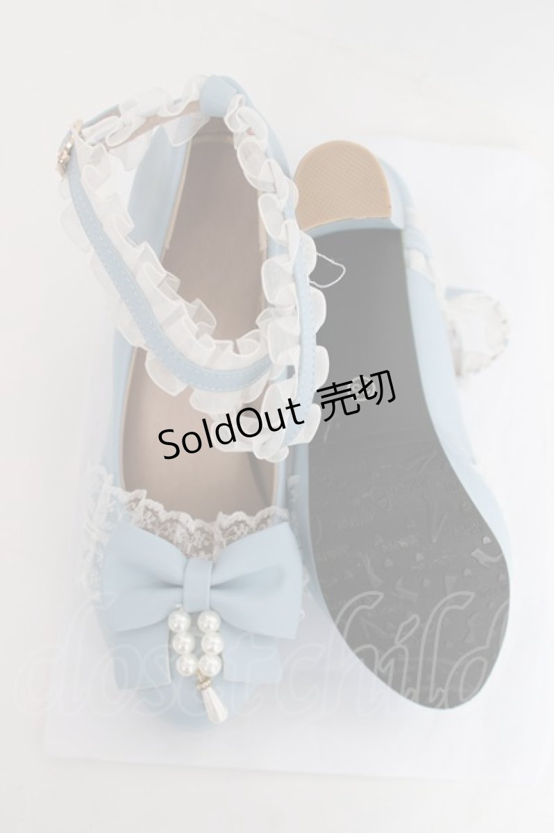 画像5: LOLITA / フリル付きパンプス 36 サックス Y-26-06-27-102-LO-SH-SZ-ZY (5)
