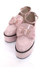 画像1: Ank Rouge / 厚底シューズ M ピンク Y-26-06-27-103-CA-SH-SZ-ZTK028 (1)