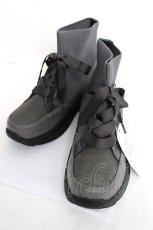 画像1: axes femme / ニットスニーカーブーツ L グレー Y-26-06-27-104-AX-SH-SZ-ZY (1)