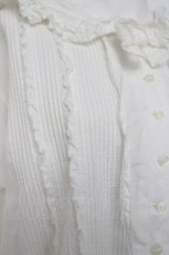 画像6: KETTY / リボン付タックフリルフードブラウス  白 Y-26-06-27-108-LO-BL-SZ-ZS (6)