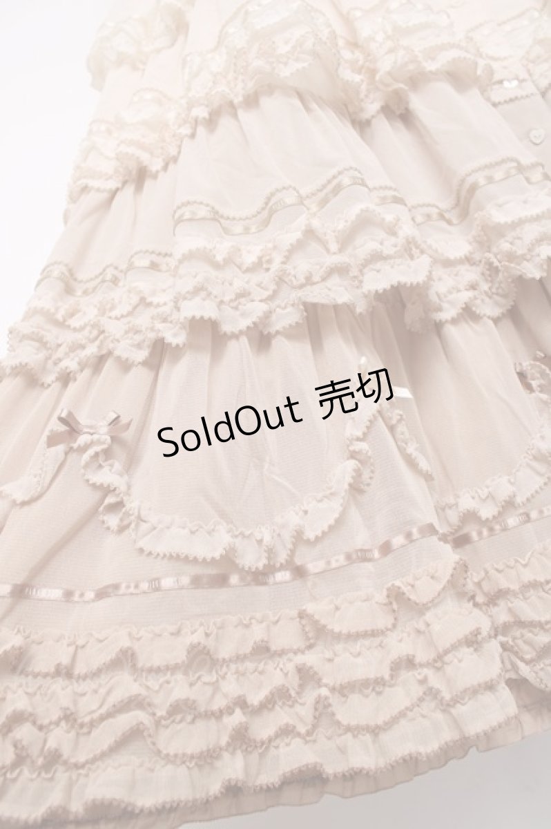 画像6: PINK HOUSE / 海外限定グラデーションチュールノースリーブワンピース F ベージュ Y-26-06-27-134-LO-OP-SZ-ZS (6)