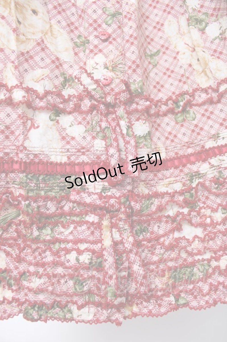画像6: PINK HOUSE / St.パトリックパレードプリントスカート F レッド Y-26-06-27-159-LO-SK-SZ-ZS (6)