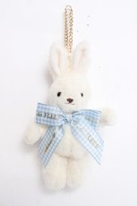 画像1: Maison de FLEUR / うさぎバッグチャーム  シロ Y-26-06-27-043-LO-ZA-SZ-ZY (1)