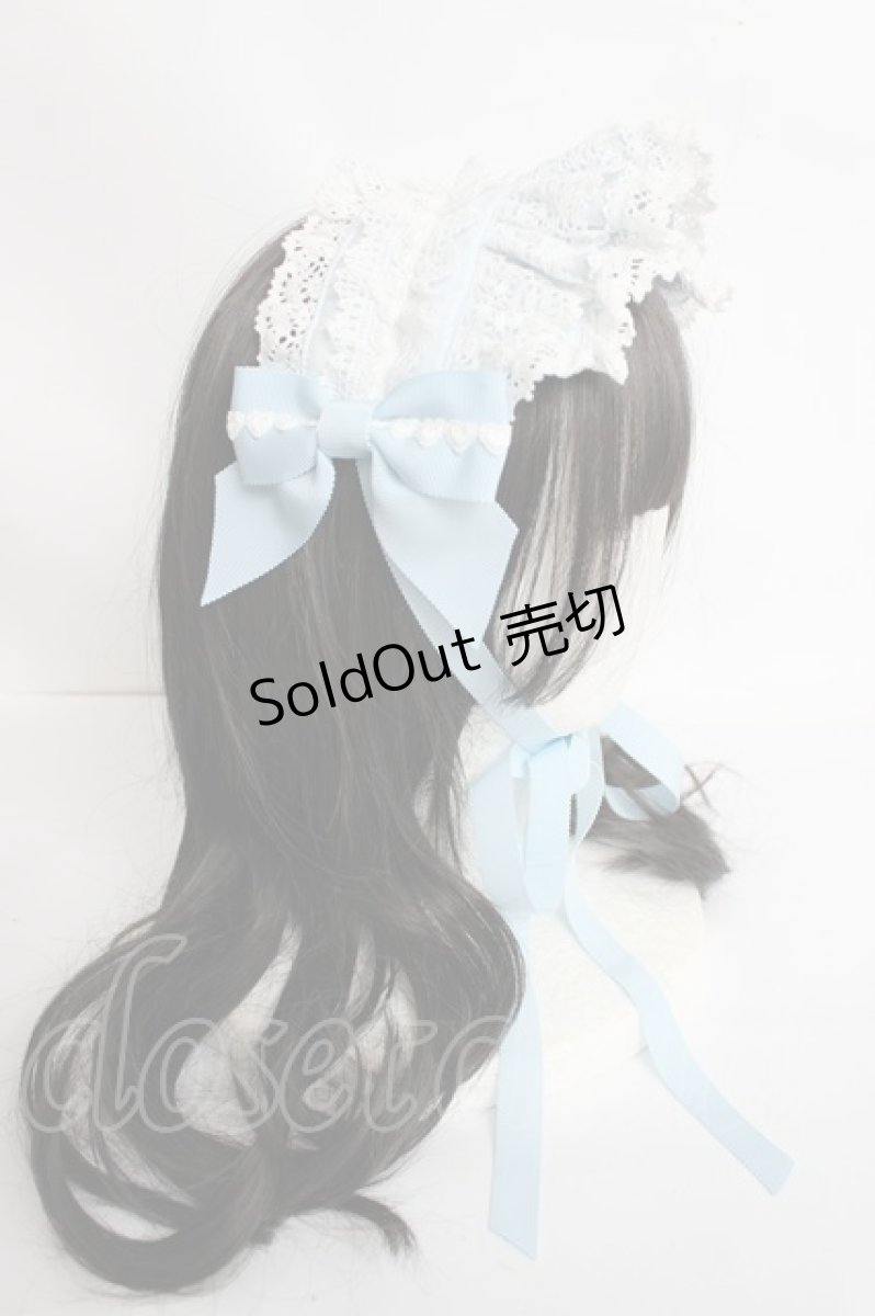 画像3: BABY,THE STARS SHINE BRIGHT / Creamy Ribbonヘッドドレス  サックス Y-26-06-30-034-BA-AC-SZ-ZY (3)