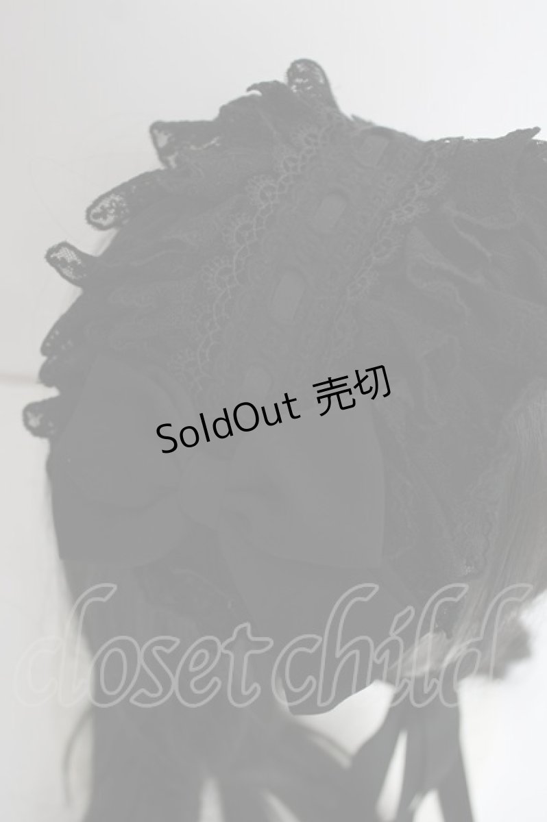 画像4: Vallee lys / Lace Enchantment Headdress  黒 Y-26-06-30-035-GO-AC-SZ-ZY (4)