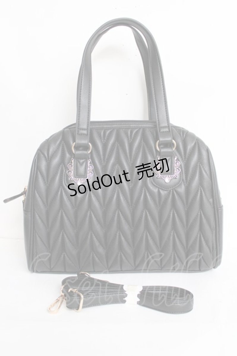 画像1: axes femme / デザイン2wayバック  黒 Y-26-06-30-036-AX-BG-SZ-ZTK042 (1)