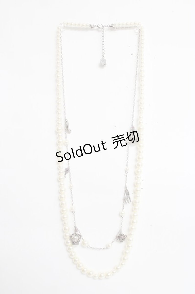 画像1: axes femme / パール×クラウンネックレス   Y-26-06-30-006-AX-AC-SZ-ZY (1)
