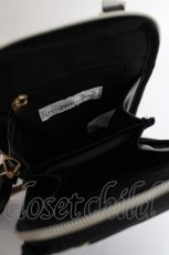 画像3: m petit by misako / AM*レースアップショルダーバッグ  黒 Y-26-06-30-038-LO-BG-SZ-ZY (3)