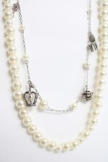 画像2: axes femme / パール×クラウンネックレス   Y-26-06-30-006-AX-AC-SZ-ZY (2)