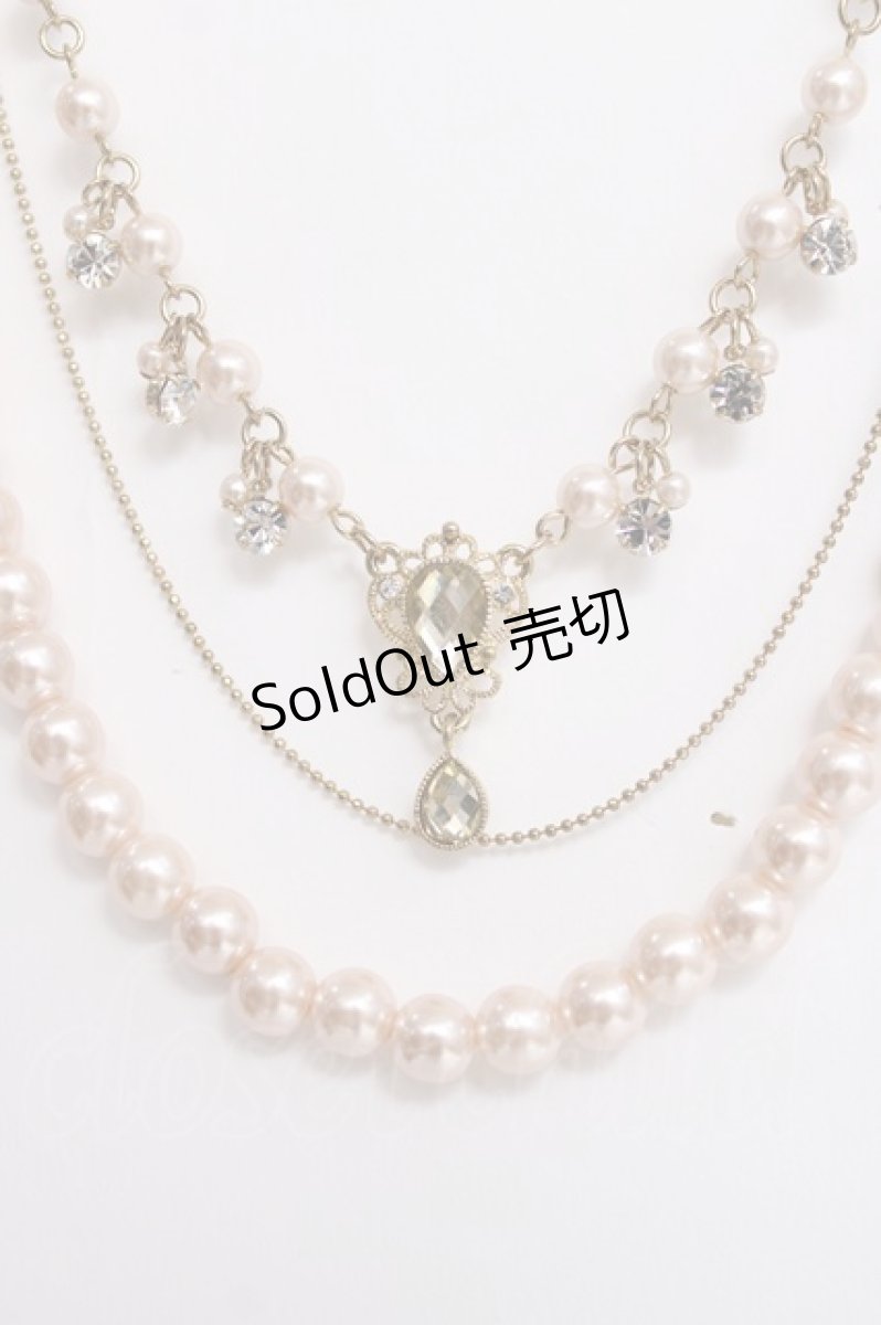画像2: axes femme / パール×ビジューネックレス   Y-26-06-30-007-AX-AC-SZ-ZY (2)