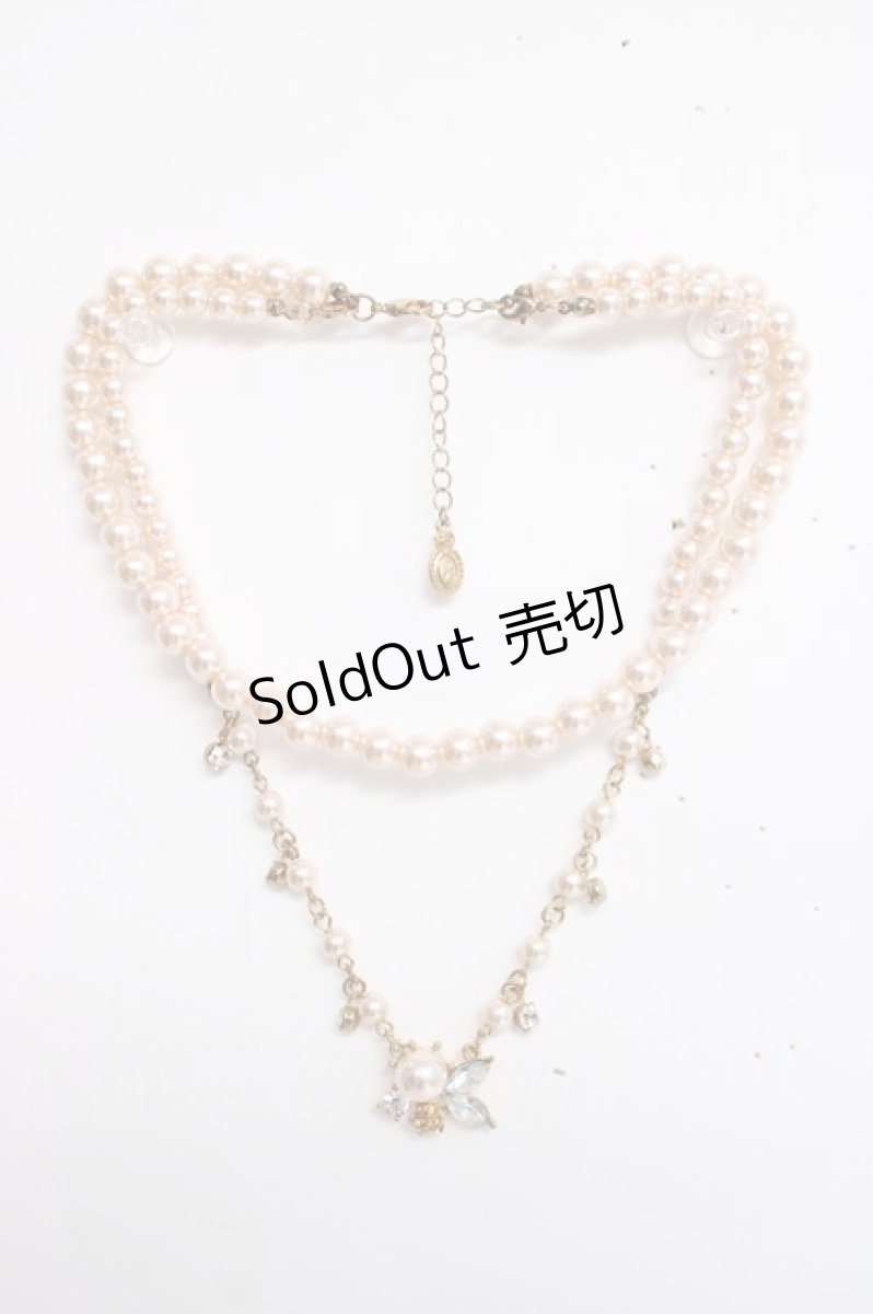 画像1: axes femme / パール×ビジューネックレス   Y-26-06-30-008-AX-AC-SZ-ZY (1)