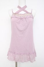 画像1: axes femme / ホルターレースキャミ  ラベンダー Y-26-06-30-056-AX-TO-SZ-ZY (1)