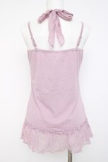 画像2: axes femme / ホルターレースキャミ  ラベンダー Y-26-06-30-056-AX-TO-SZ-ZY (2)