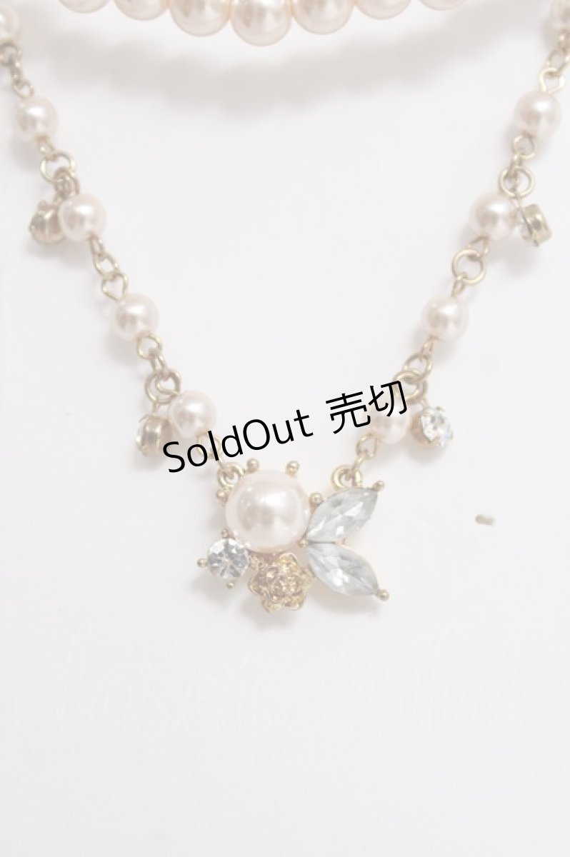 画像2: axes femme / パール×ビジューネックレス   Y-26-06-30-008-AX-AC-SZ-ZY (2)