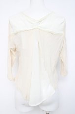 画像2: axes femme / バックリボンデザインカーディガン  生成り Y-26-06-30-064-AX-TO-SZ-ZY (2)