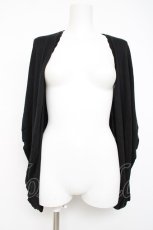 画像1: Franche Lippee / バラデザインカーデ  黒 Y-26-06-30-095-LO-TO-SZ-ZY (1)