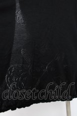 画像4: Franche Lippee / バラデザインカーデ  黒 Y-26-06-30-095-LO-TO-SZ-ZY (4)