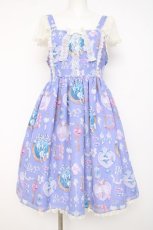 画像1: Angelic Pretty / Jewelry AquariumジャンパースカートSet  ラベンダー Y-26-06-30-103-AP-OP-SZ-ZY (1)