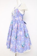 画像2: Angelic Pretty / Jewelry AquariumジャンパースカートSet  ラベンダー Y-26-06-30-103-AP-OP-SZ-ZY (2)
