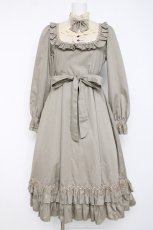 画像1: Victorian maiden / クラシカルドールロングドレス  アッシュグリーン Y-26-06-30-105-CL-OP-SZ-ZY (1)