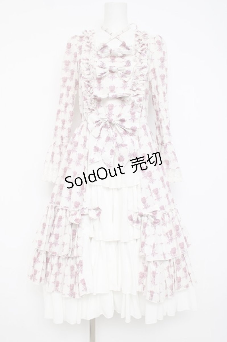 画像1: ATELIER PIERROT / Rosy Bouquet Dress 1 ピンク Y-26-06-30-108-EL-OP-SZ-ZY (1)
