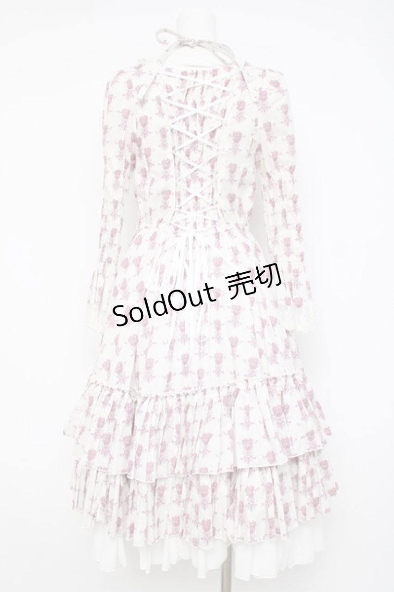 画像3: ATELIER PIERROT / Rosy Bouquet Dress 1 ピンク Y-26-06-30-108-EL-OP-SZ-ZY (3)