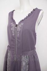 画像3: axes femme / レース切替刺繍ジャンスカ  ラベンダー Y-26-06-30-115-AX-OP-SZ-ZY (3)