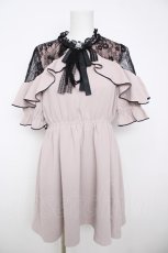 画像1: Rojita / 肩レースブローチ付きワンピース F ピンク Y-26-06-30-125-LO-OP-SZ-ZY (1)