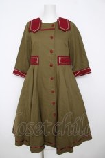 画像1: Favorite / 軍服風ワンピース  カーキ Y-26-06-30-135-LO-OP-SZ-ZY (1)