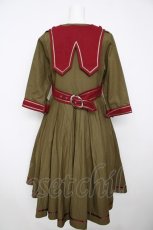 画像2: Favorite / 軍服風ワンピース  カーキ Y-26-06-30-135-LO-OP-SZ-ZY (2)