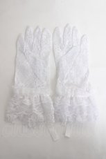 画像2: MARBLE / ショートグローブ  白 Y-26-06-30-021-GO-ZA-SZ-ZY (2)