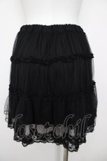 画像2: axes femme POETIQUE / ティアードチュールペチパンツ  黒 Y-26-06-30-161-AX-PA-SZ-ZY (2)