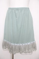 画像1: axes femme / オーガンジープチローズペチコート  ミント Y-26-06-30-163-AX-SK-SZ-ZY (1)