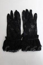 画像2: MARBLE / ショートグローブ  黒 Y-26-06-30-022-GO-ZA-SZ-ZY (2)