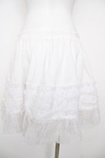 画像2: metamorphose / オーガンジィフリルパニエ  白 Y-26-06-30-171-ME-SK-SZ-ZY (2)