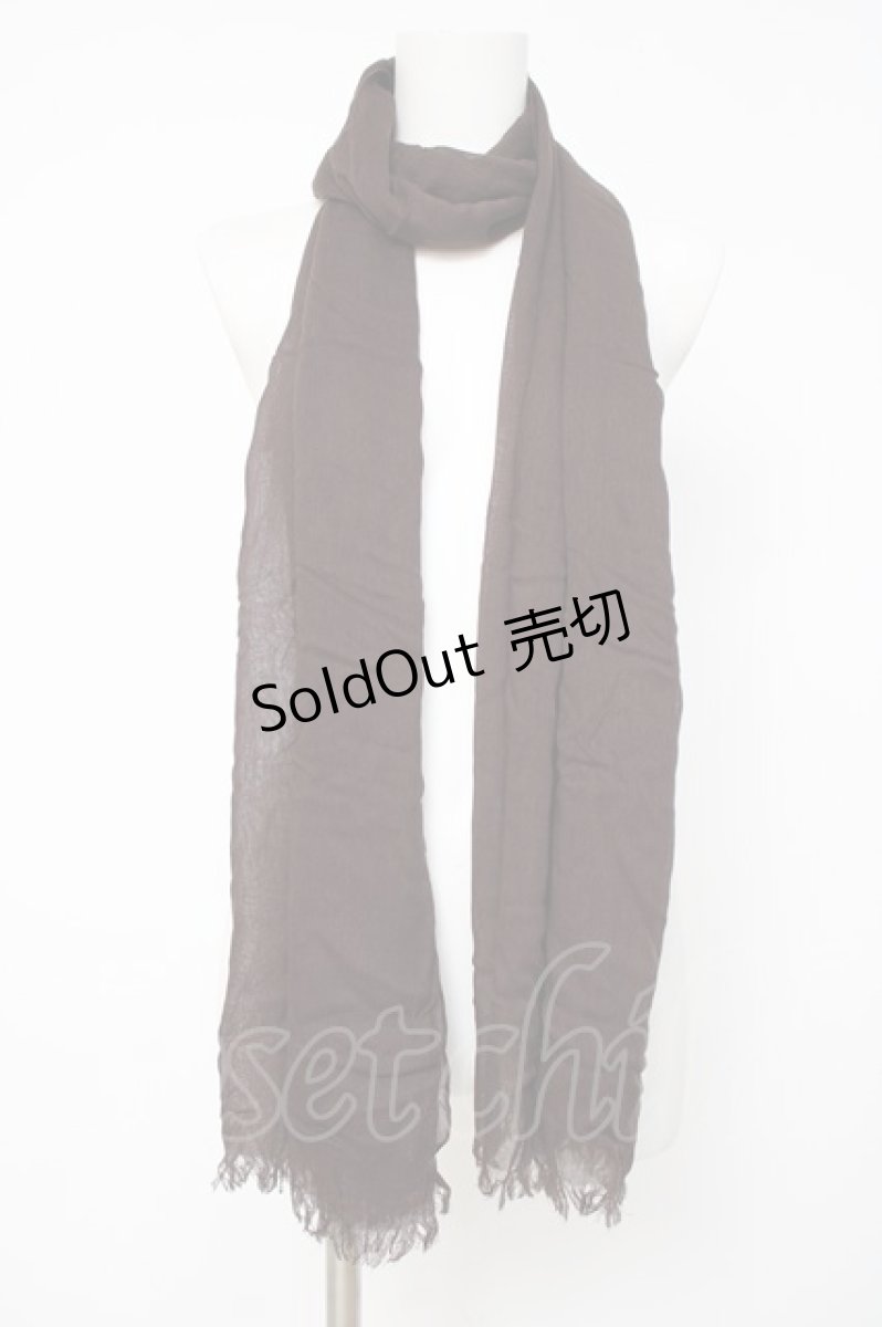 画像1: axes femme / ストール  茶 Y-26-06-30-025-AX-ZA-SZ-ZY (1)