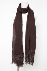 画像1: axes femme / ストール  茶 Y-26-06-30-025-AX-ZA-SZ-ZY (1)