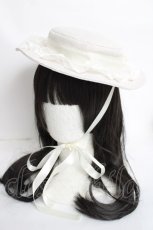 画像1: m petit by misako / AMキャノティエ  白 Y-26-06-30-031-LO-AC-SZ-ZY (1)