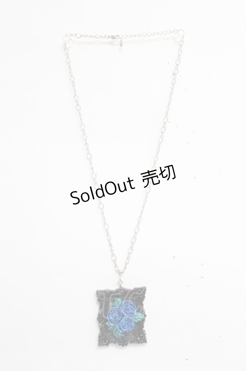 画像1: GOTH / ローズフレームネックレス   Y-26-06-30-005-GO-AC-SZ-ZY (1)